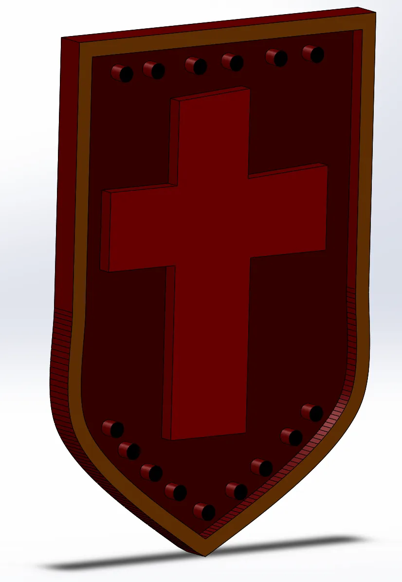 Thiết kế khiên của Link trong The Legend Of Zelda trên NES