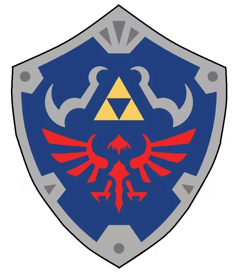 Thiết kế cá nhân của khiên Link trong Zelda Ocarina of Time