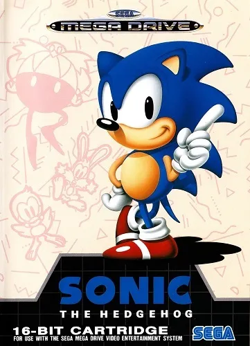 Bìa Lithophane Sonic the Hedgehog cho Sega Megadrive