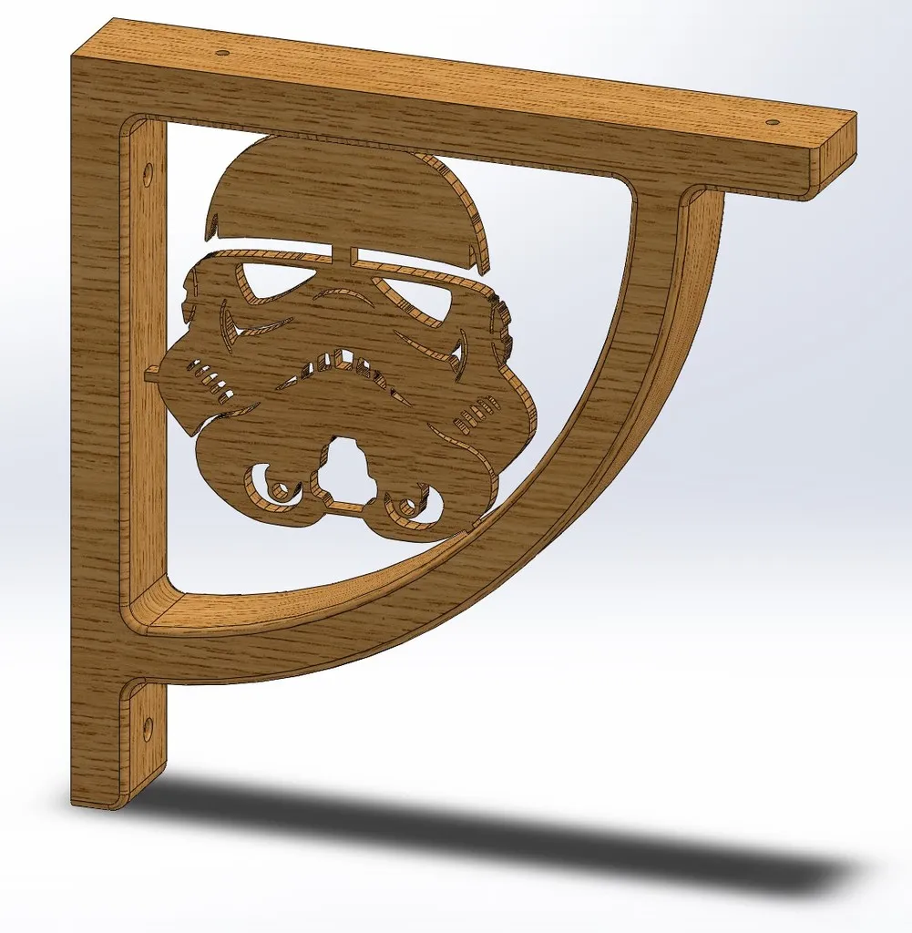 Giá đỡ kệ phong cách Stormtrooper trong Star Wars