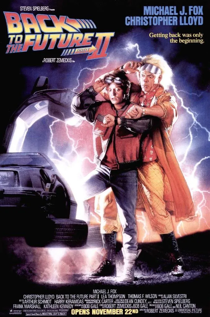 Áp phích lithophane cho phim "Trở về tương lai" - tập 2