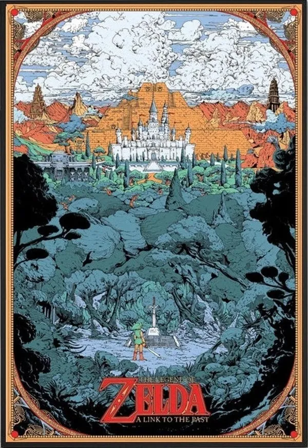 Tác phẩm lithophane Zelda LTTP của Nintendo