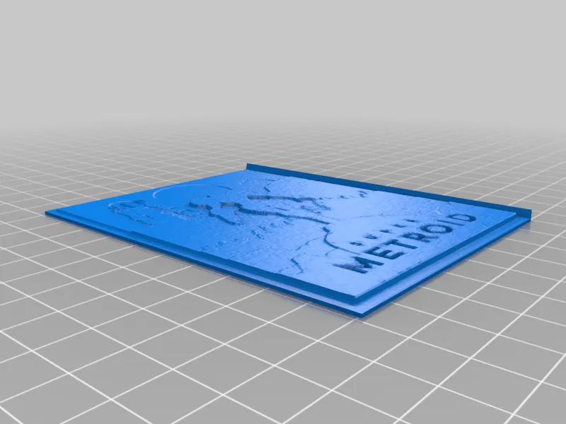 Poster lithophane tuyệt đẹp về Super Metroid Nintendo