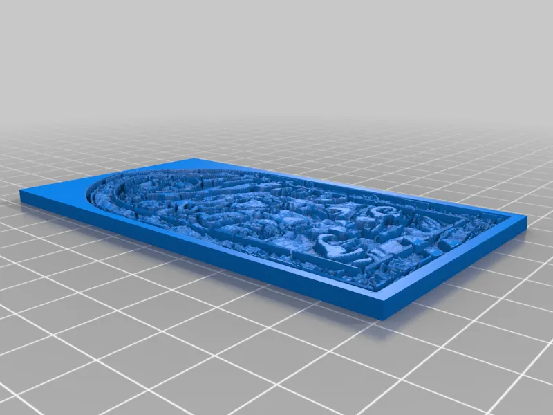 Mô hình lithophane cửa sổ kính màu Zelda Windwaker 2e