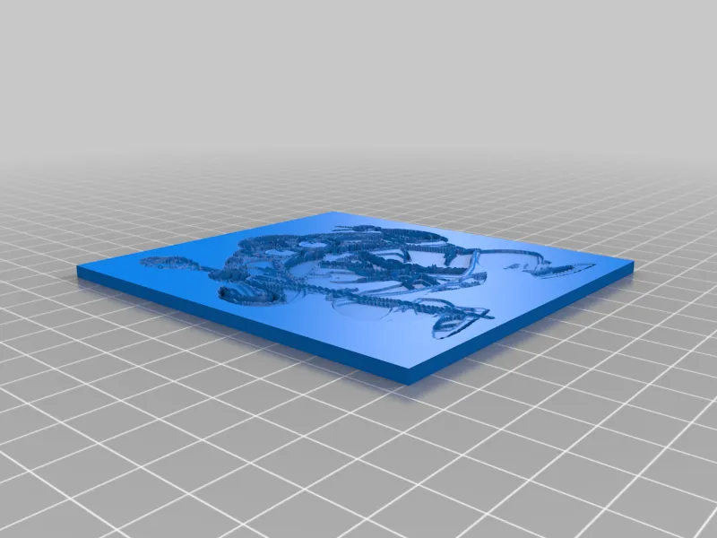 Tác phẩm Lithophane về nhân vật Kame Sennin trong Dragon Ball