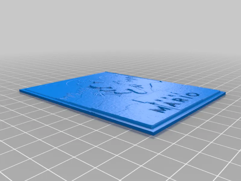 Ánh sáng lithophane poster Super Mario tuyệt đẹp