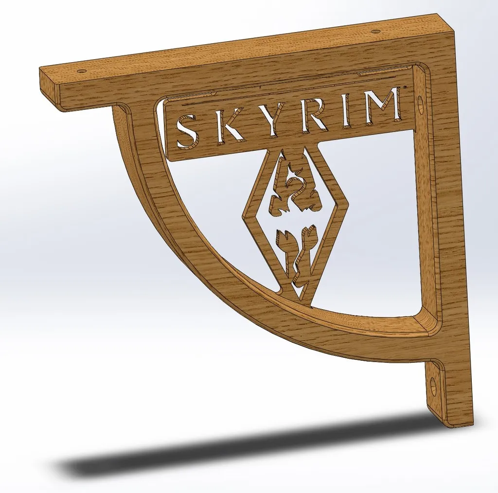Giá đỡ kệ phong cách Skyrim The Elder Scroll V