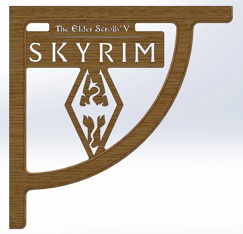 Giá đỡ kệ phong cách Skyrim The Elder Scroll V