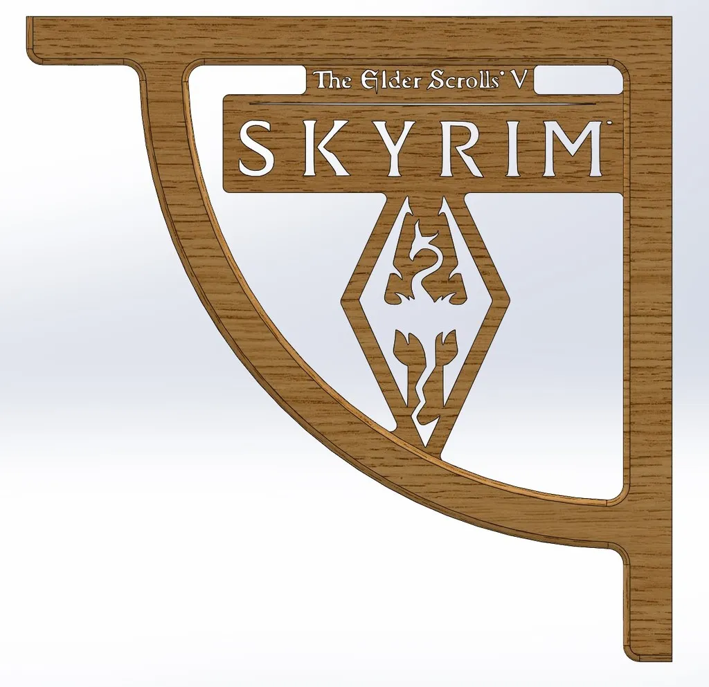 Giá đỡ kệ phong cách Skyrim The Elder Scroll V