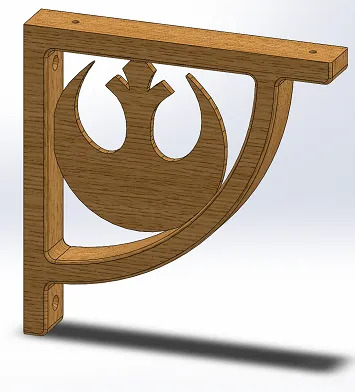 Giá đỡ kệ phong cách Star Wars - Liên minh nổi dậy