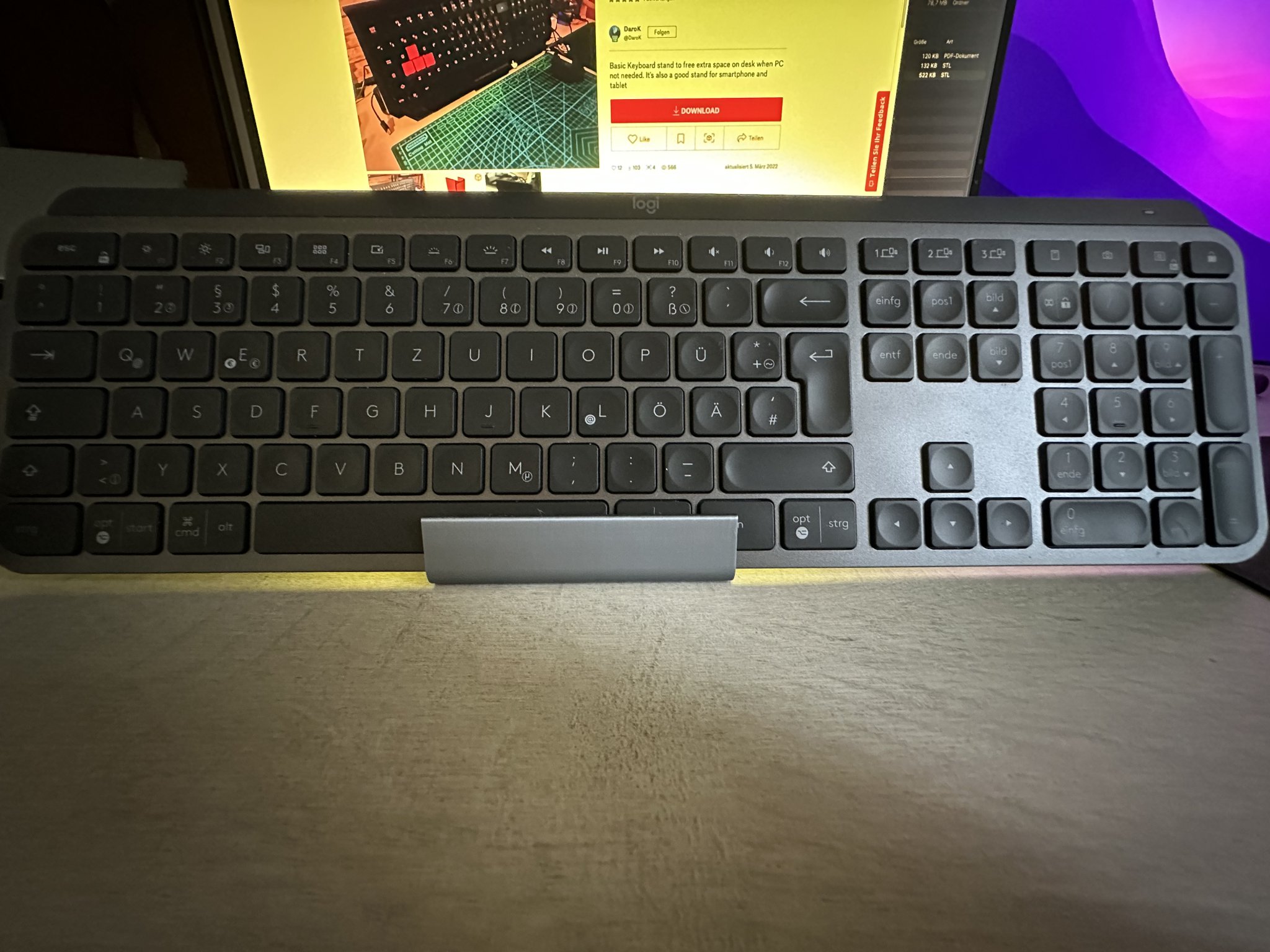 Giá đỡ bàn phím cho bàn phím nặng đầu