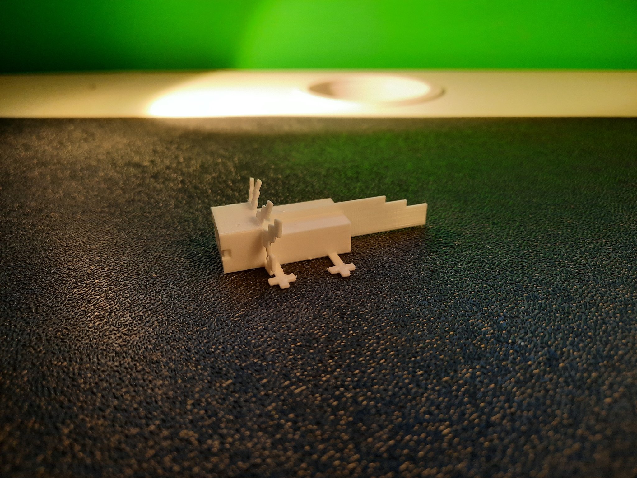 Axolotl Minecraft chính xác pixel với mang điều chỉnh