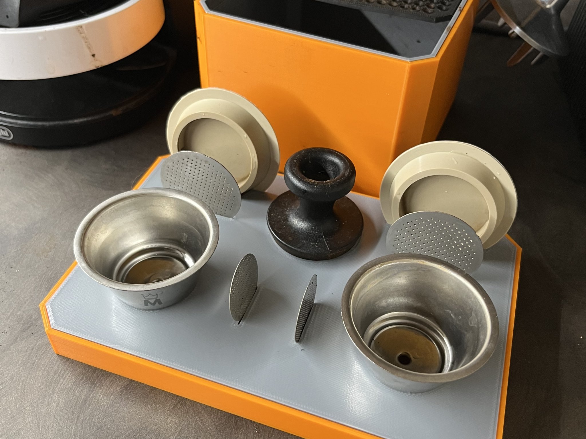 Giá đỡ khô cho viên nén cà phê tái sử dụng