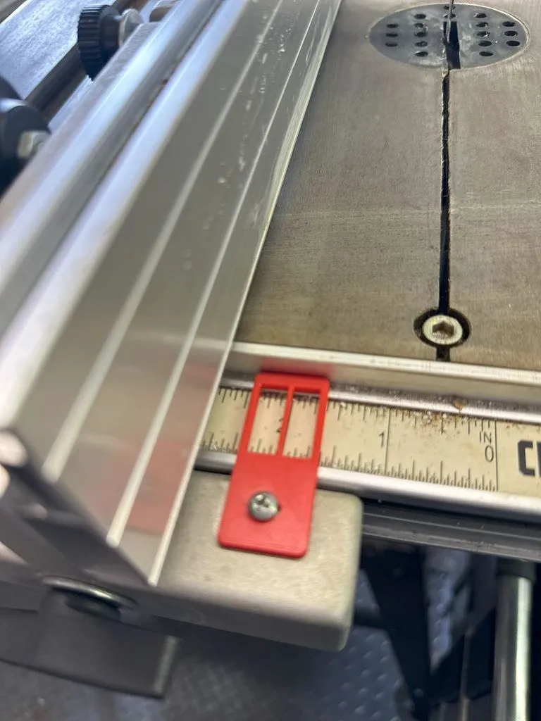 Hướng dẫn chỉ báo cho hàng rào máy cưa băng