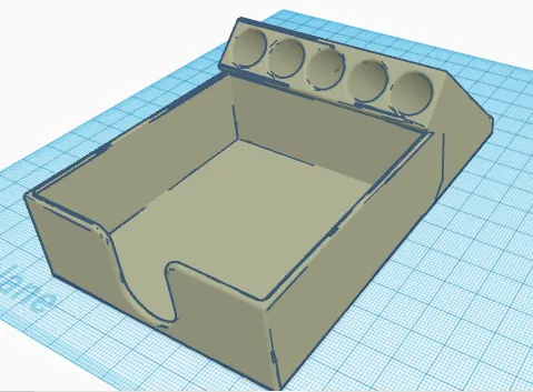 Giá đỡ bàn cho giấy ghi chú và bút viết