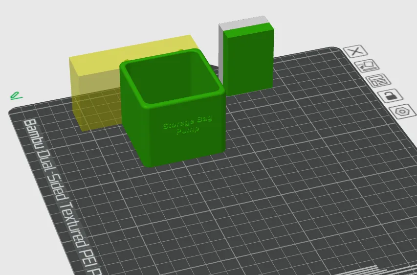 Giá đỡ máy bơm chân không USB cho túi lưu trữ filament