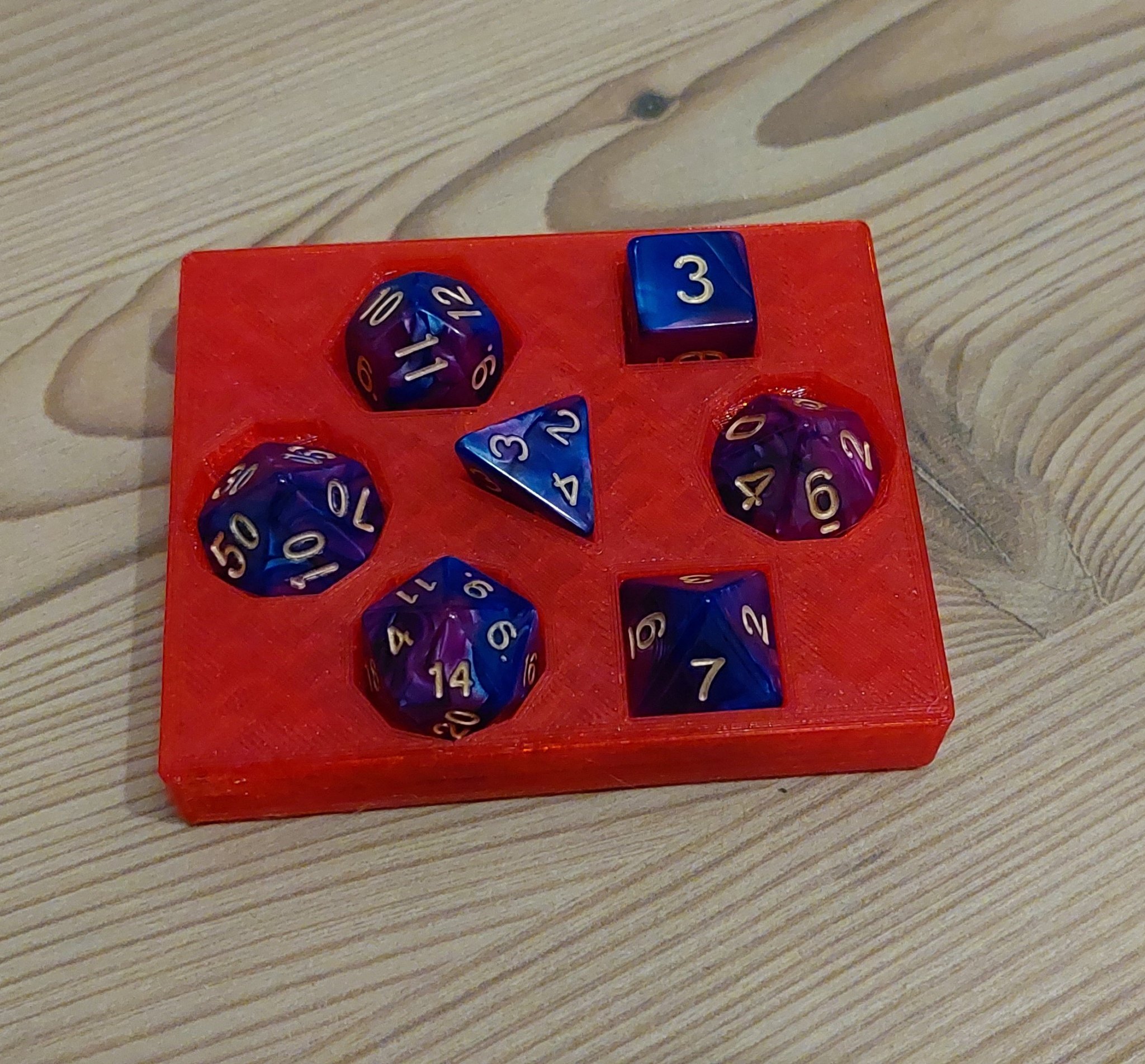 Giá đỡ và inlay cho bộ xúc xắc "Oakie Doakie