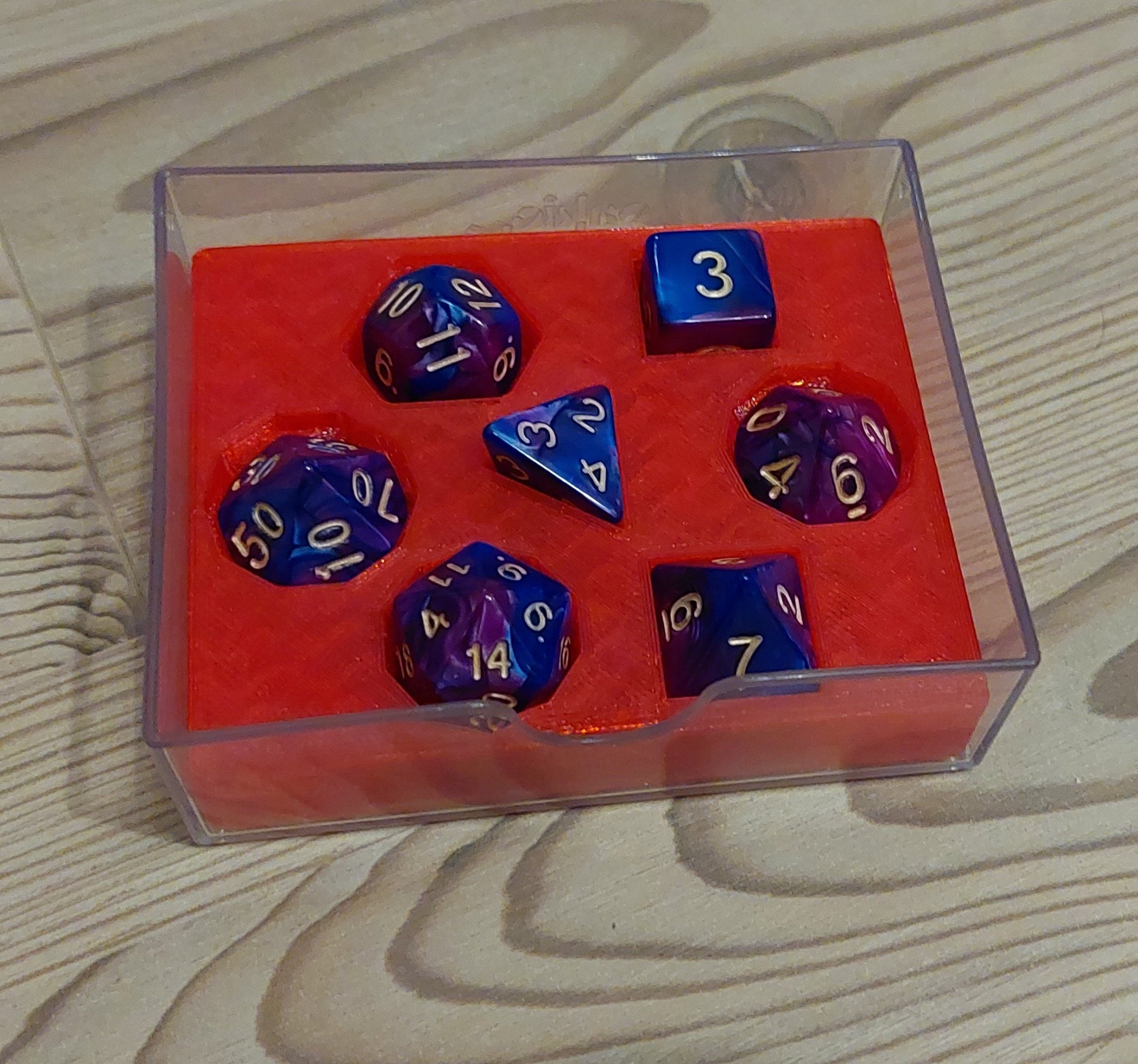 Giá đỡ và inlay cho bộ xúc xắc "Oakie Doakie