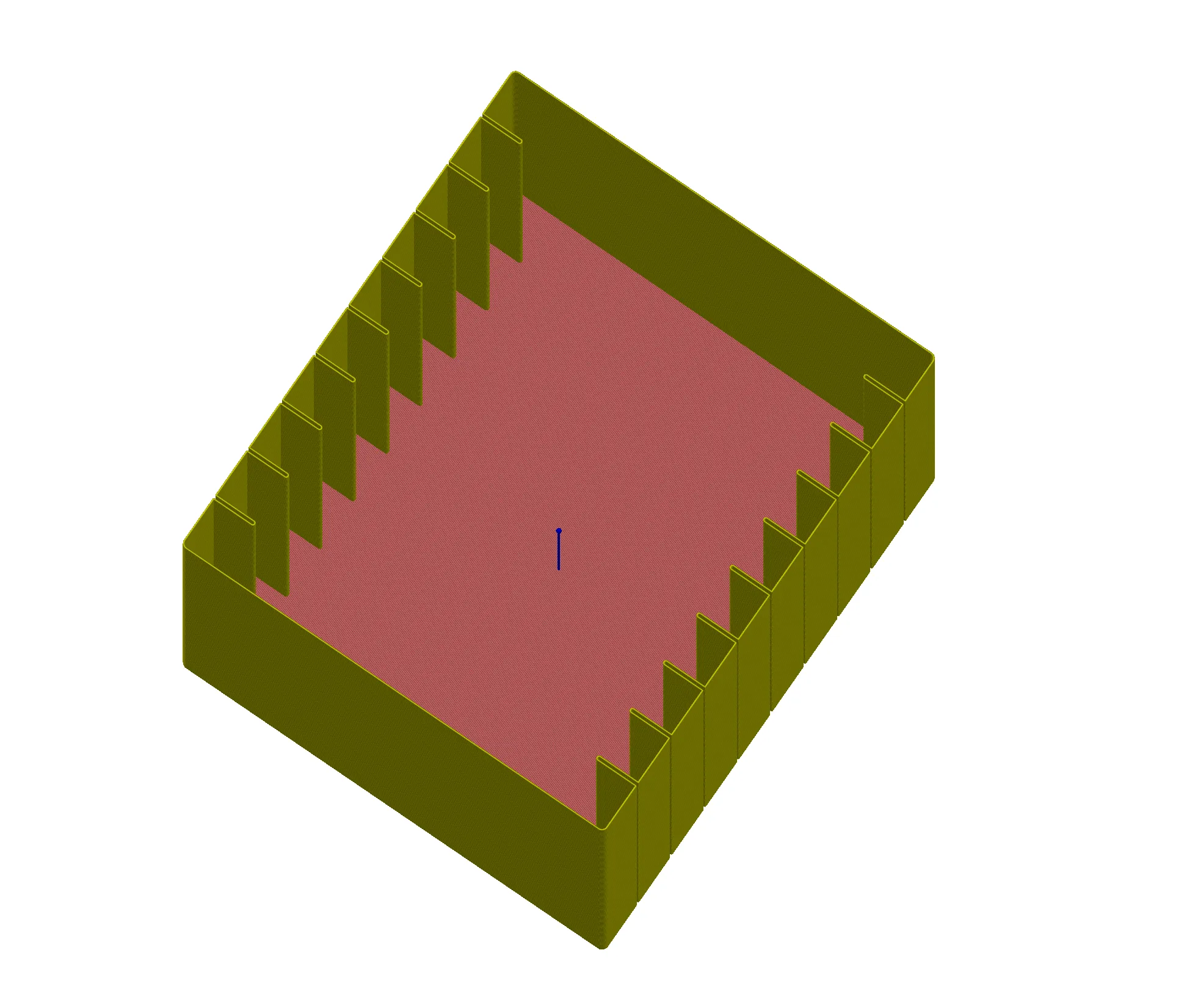 Bình tổ chức DIN A4 in chế độ vase lớn