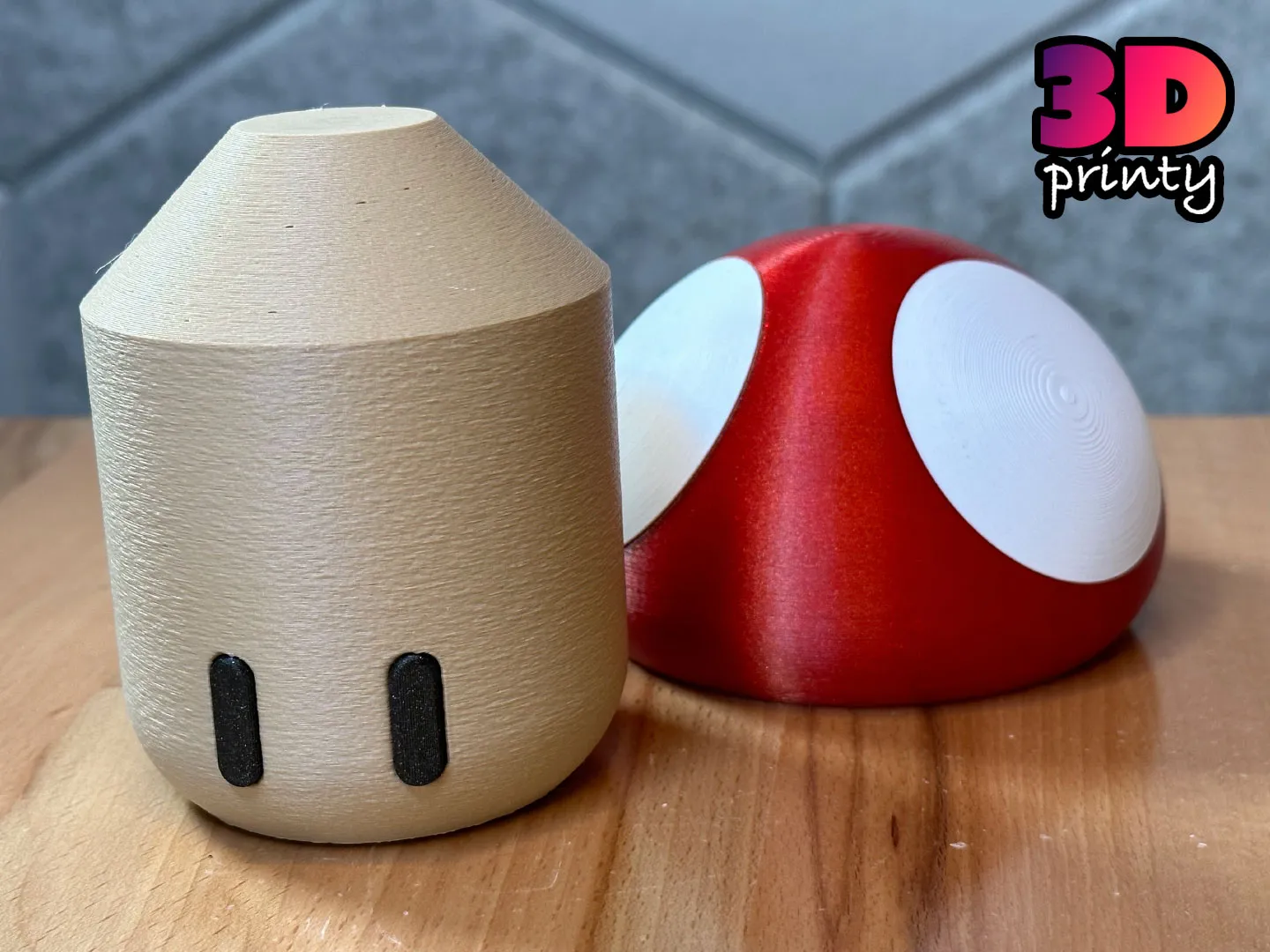 Hộp câu đố xoắn nấm in tại chỗ - Phiên bản kín