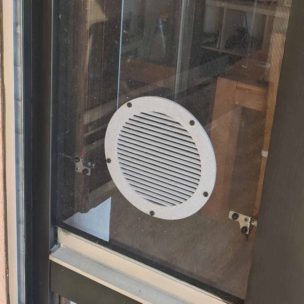 Bộ kết nối ống thoát khí điều hòa 15cm cho cửa sổ