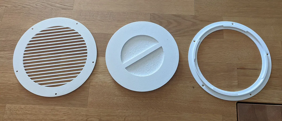 Bộ kết nối ống thoát khí điều hòa 15cm cho cửa sổ