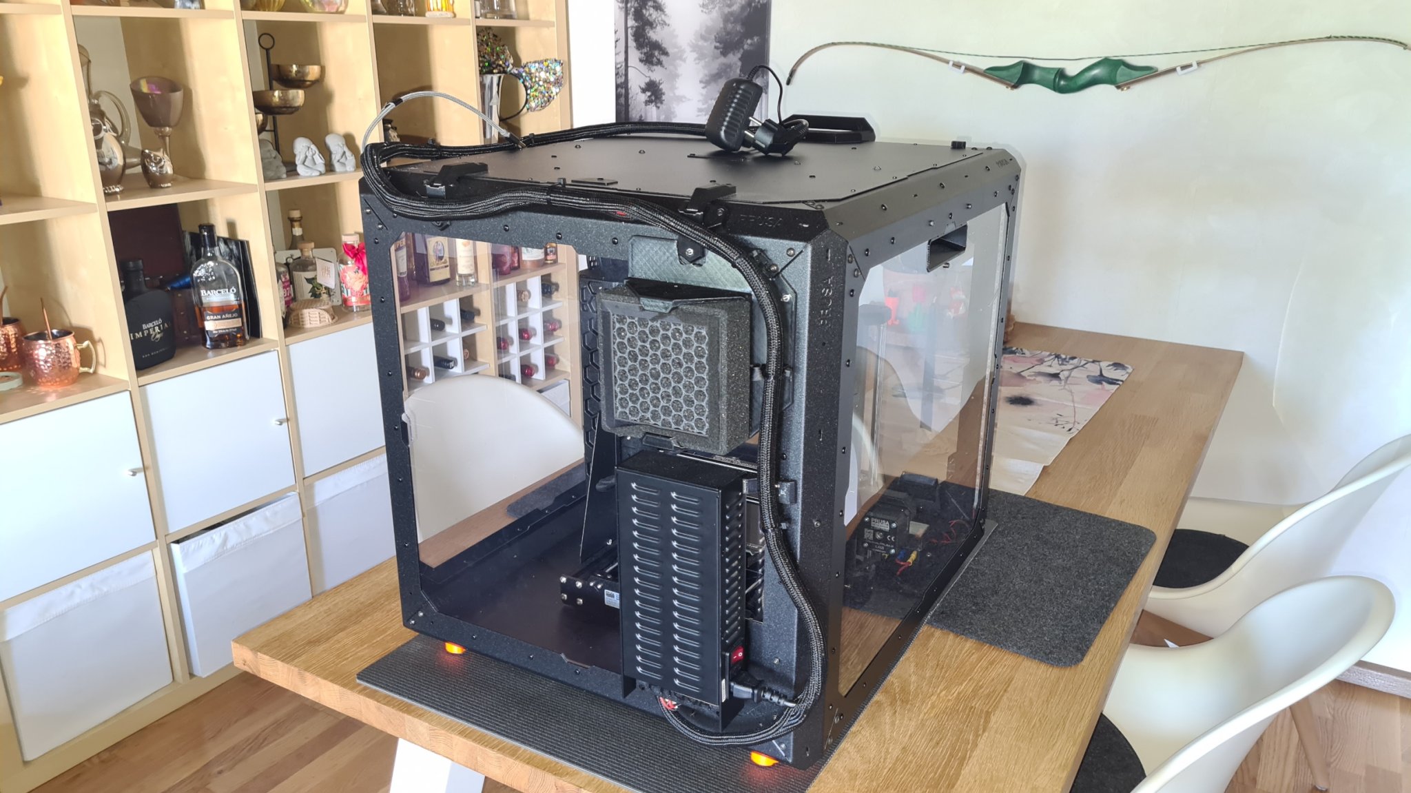 Giá đỡ HEPA cho quạt 120x120 trong hộp Prusa