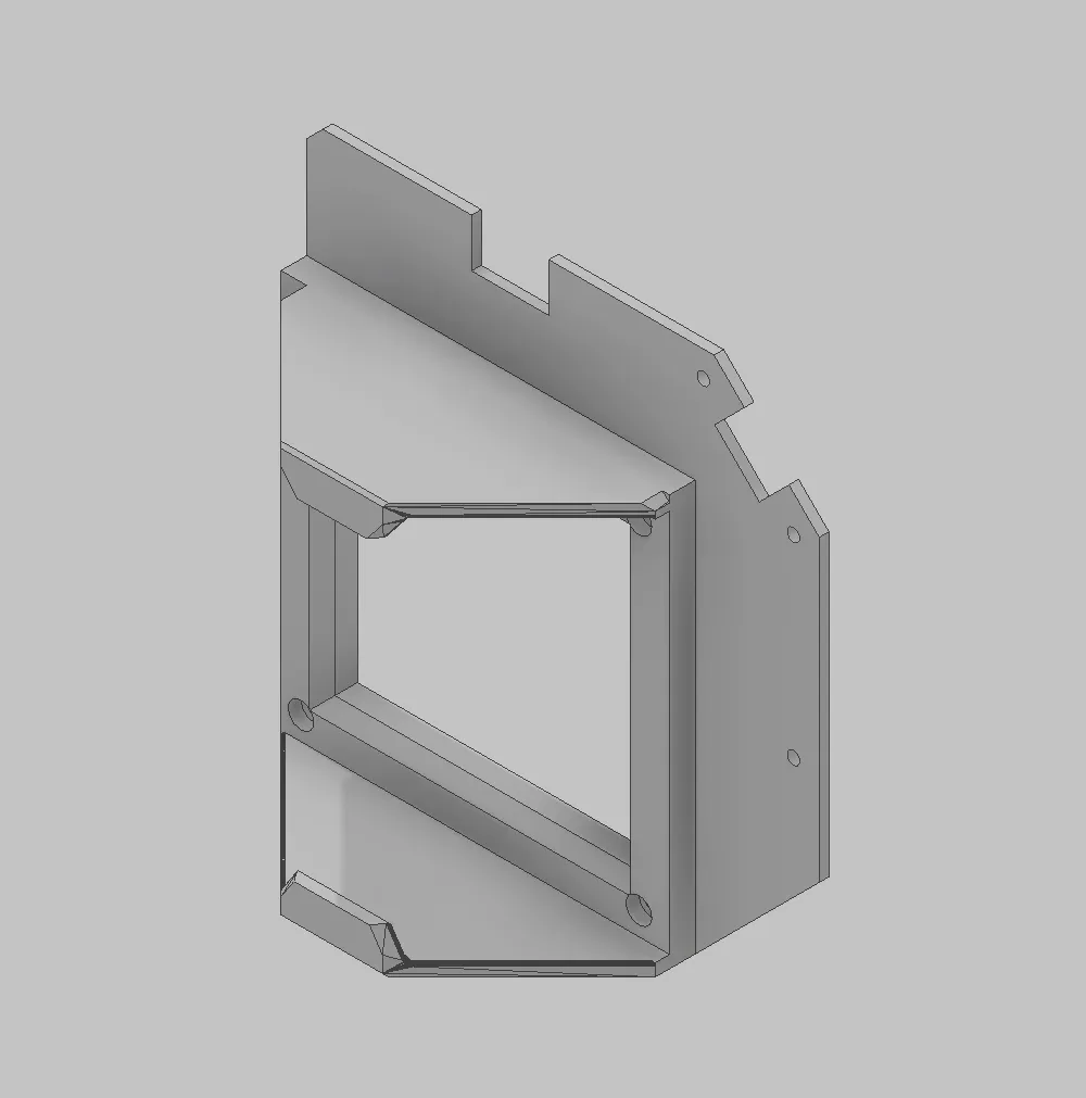 Giá đỡ HEPA cho quạt 120x120 trong hộp Prusa