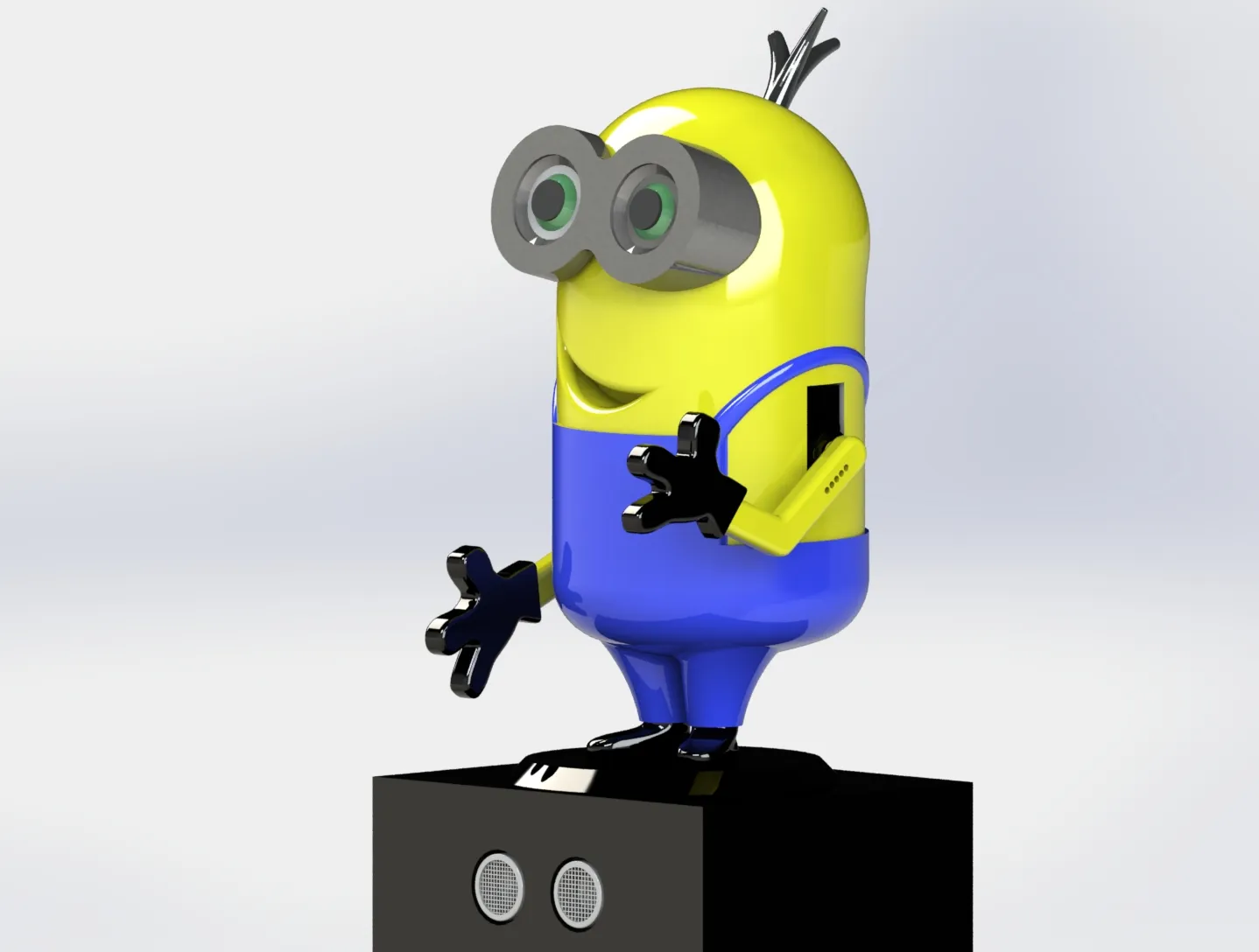 Nhân vật Minion điều khiển bằng Arduino cơ động