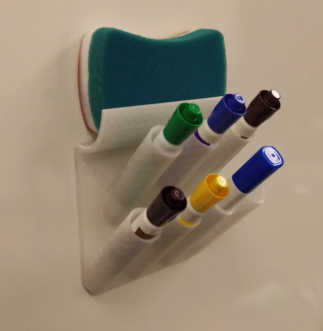 Giá đỡ bút từ tính với 3 nam châm gắn tường