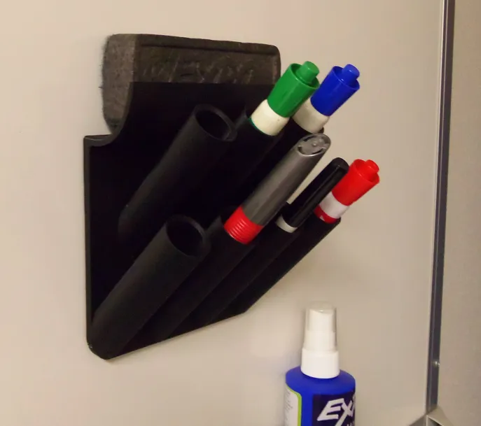 Giá đỡ bút từ tính với 3 nam châm gắn tường