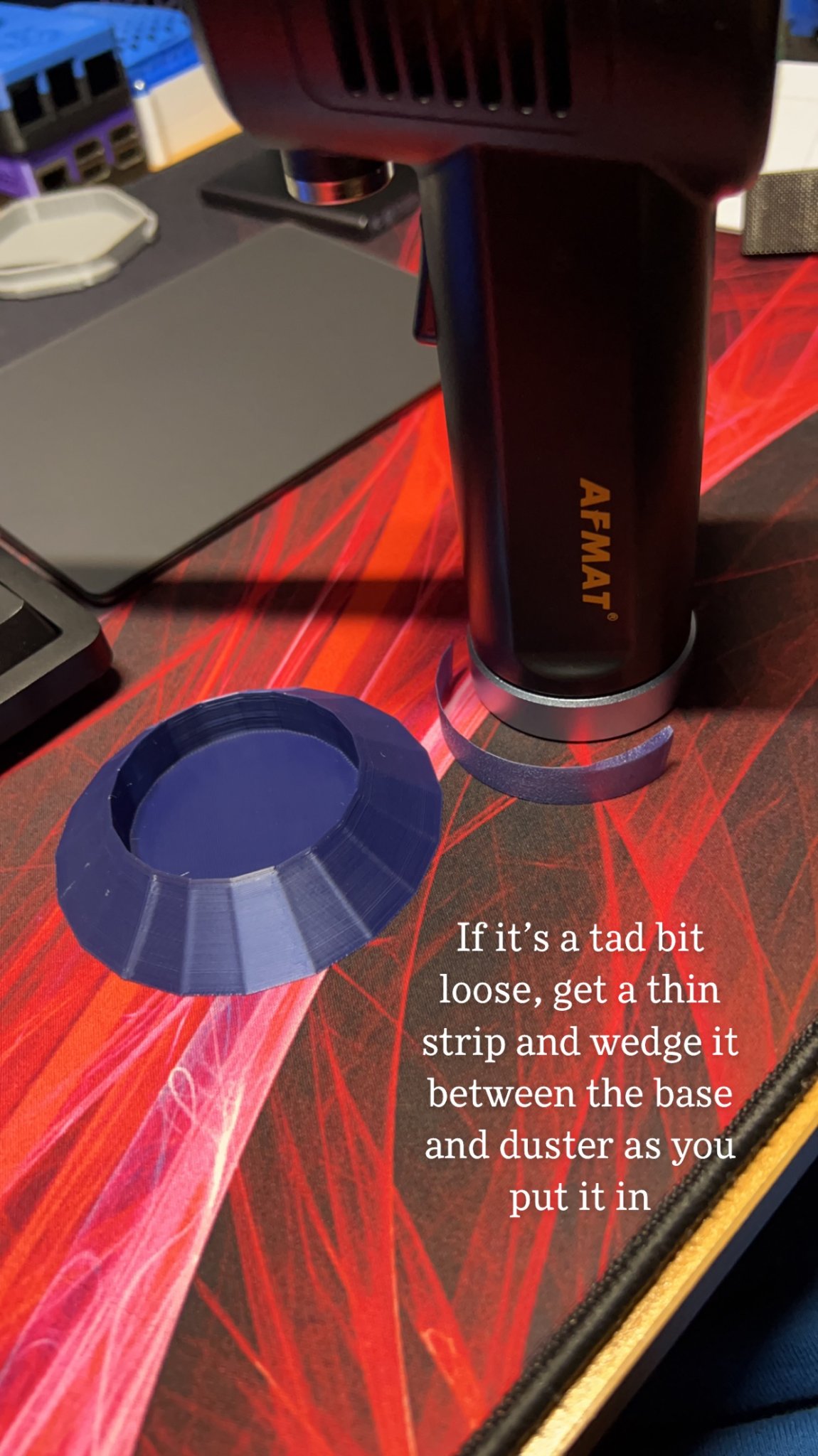 Đế đứng cho máy thổi bụi điện Afmat