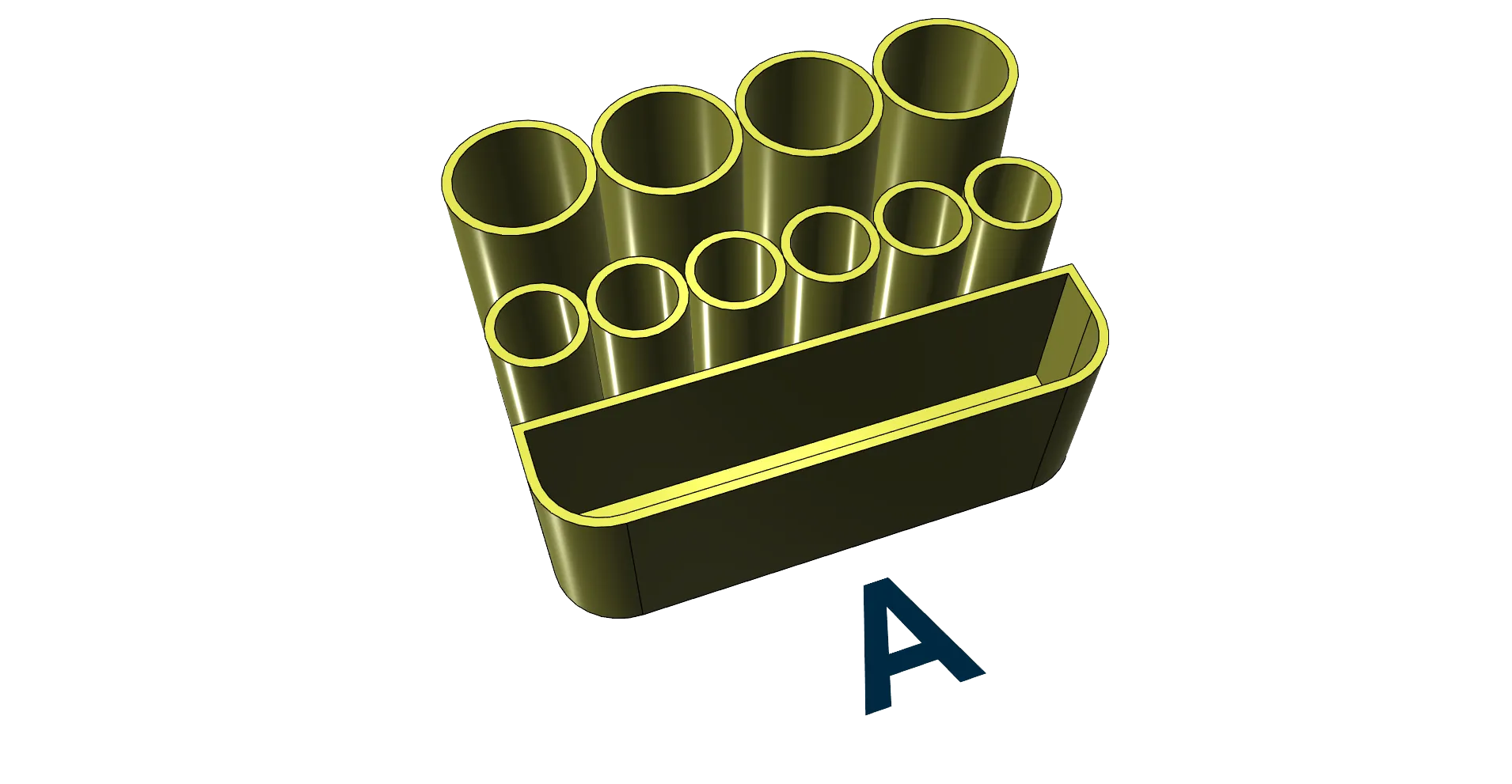 Giá đỡ bút chì dễ in không cần hỗ trợ