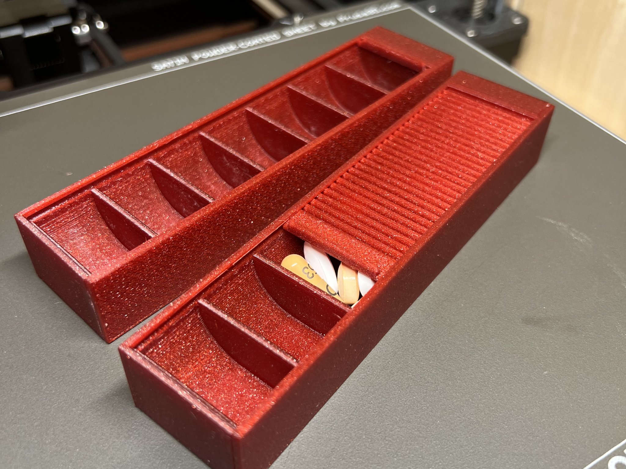 Hộp thuốc cuộn nắp cho người dùng tùy chỉnh