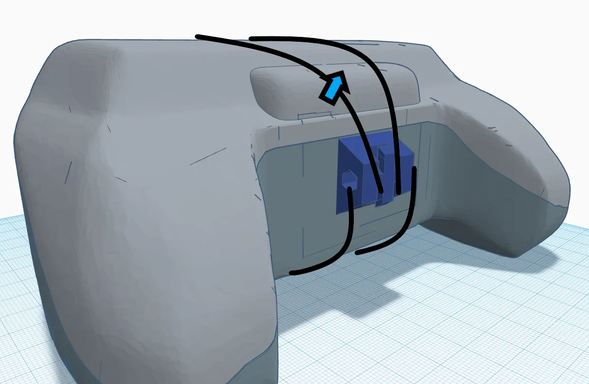 Cơ chế khóa bungee cho nắp hộp điều khiển Switch