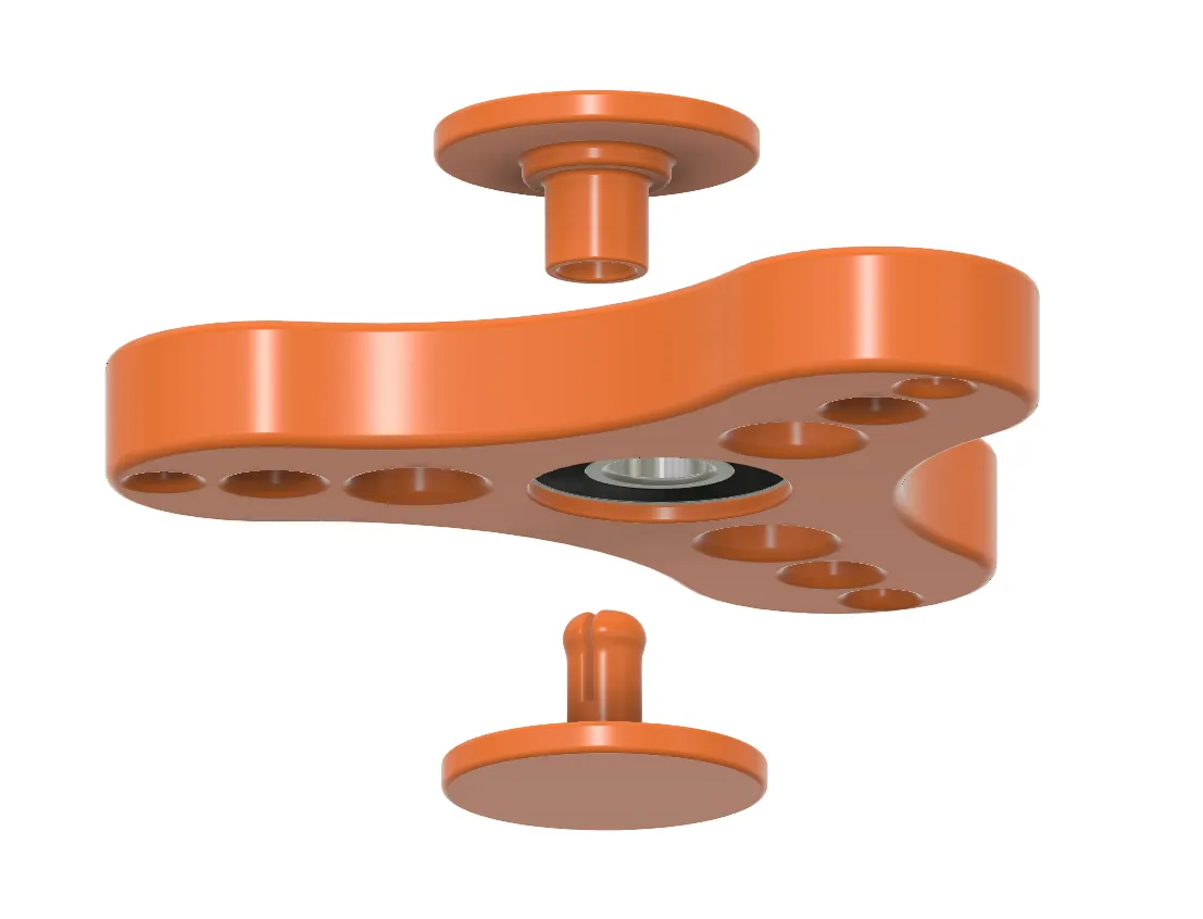 Đồ chơi quay tay fidget spinner tùy chỉnh đơn giản
