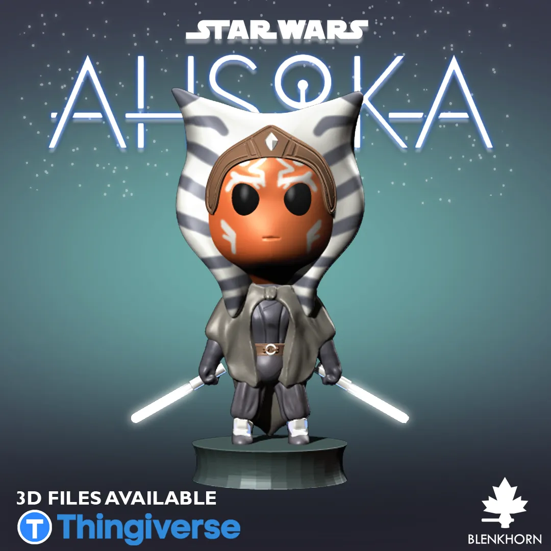 Ahsoka Tano - Nhân vật trong Star Wars phong cách chibi