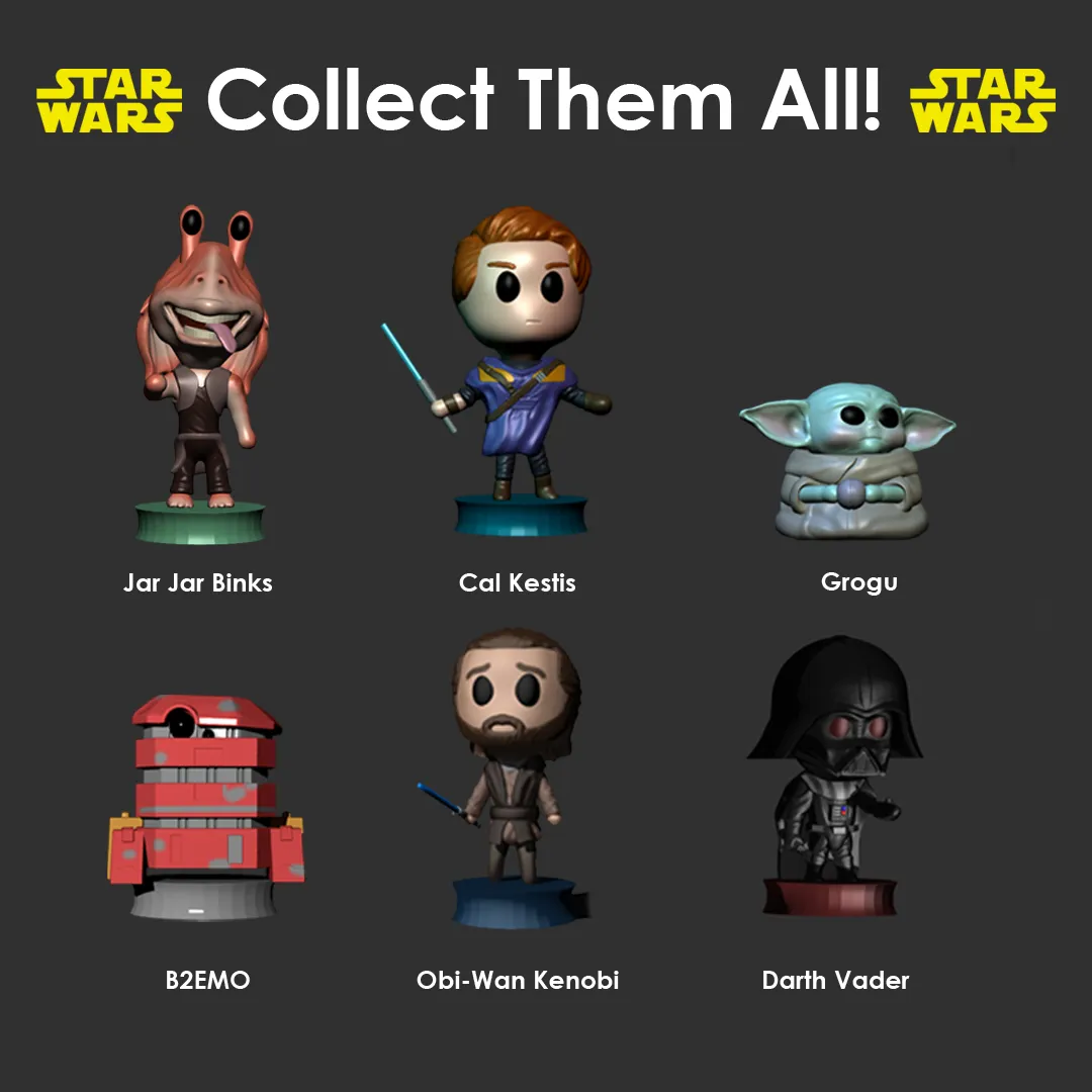 Ahsoka Tano - Nhân vật trong Star Wars phong cách chibi