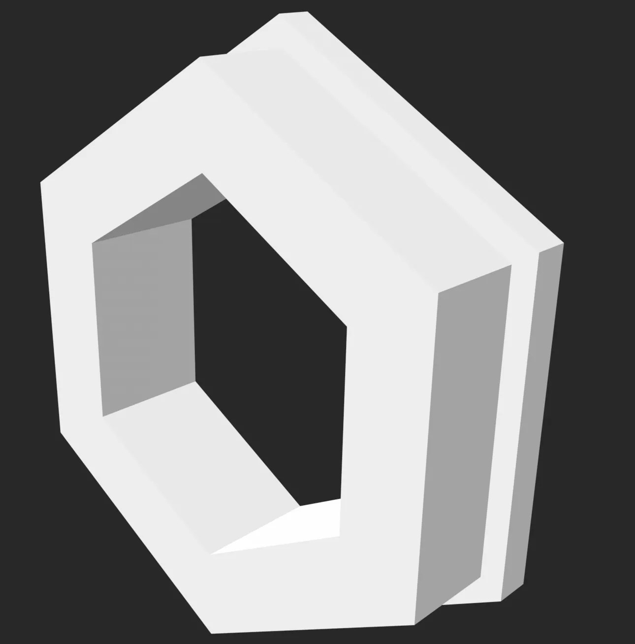 Chi tiết chèn lục giác có vành cho thanh ánh sáng