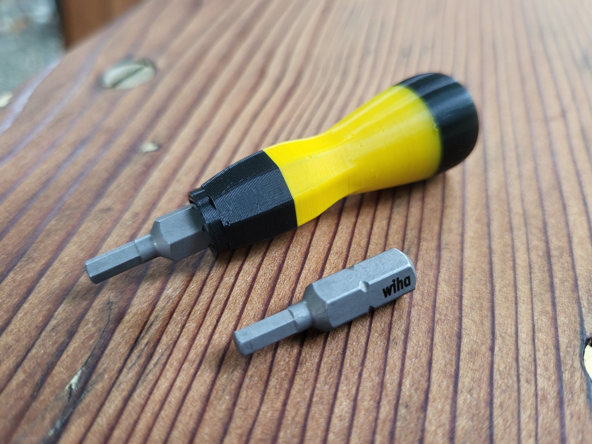 Tay cầm tua vít Stubby 1/4" cho bit ngắn