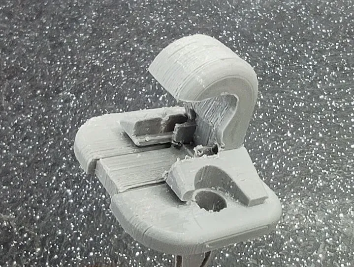 Kẹp chắn nắng Audi A4 B6 cho máy in 3D