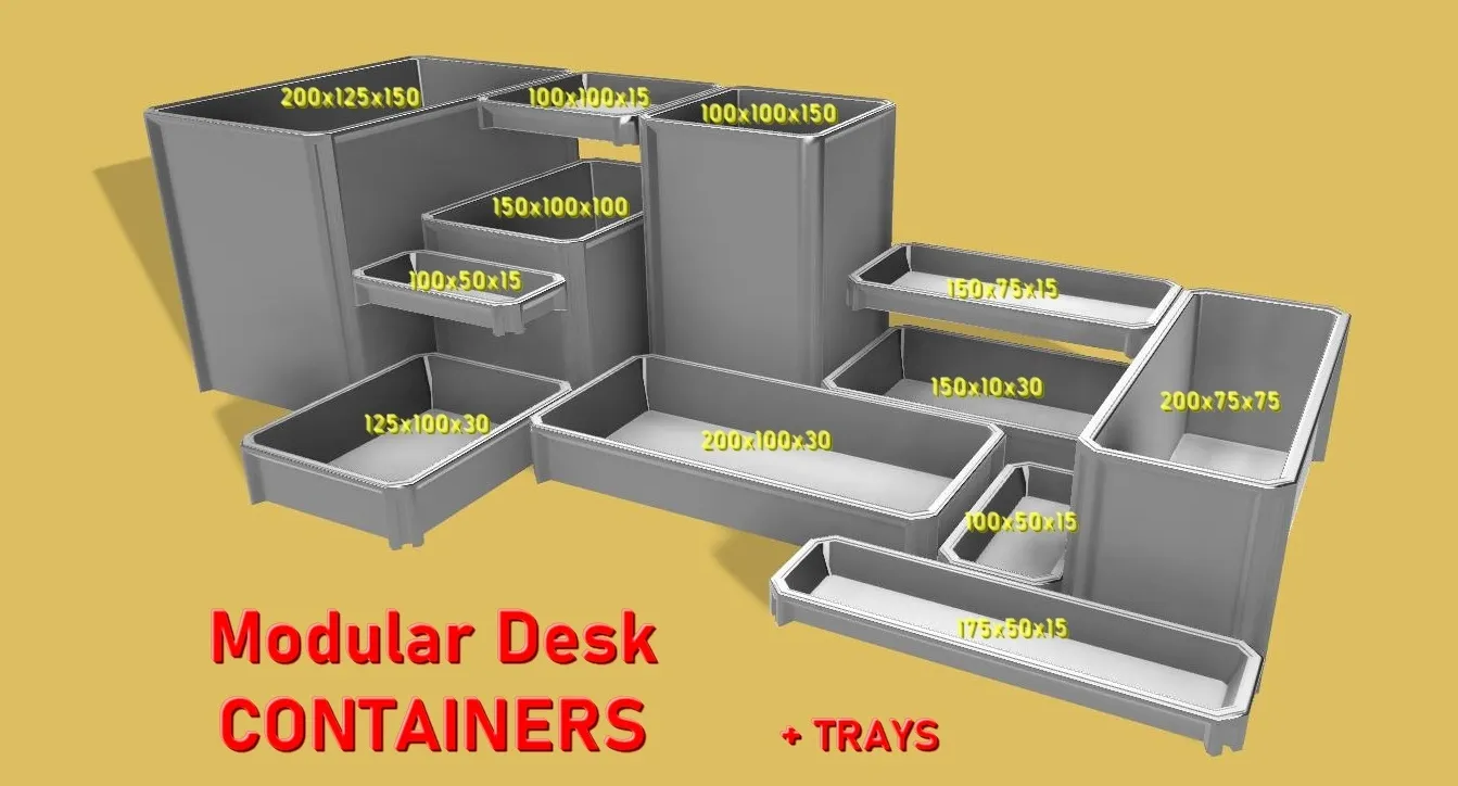 Containers bàn làm việc mô-đun - Parametric