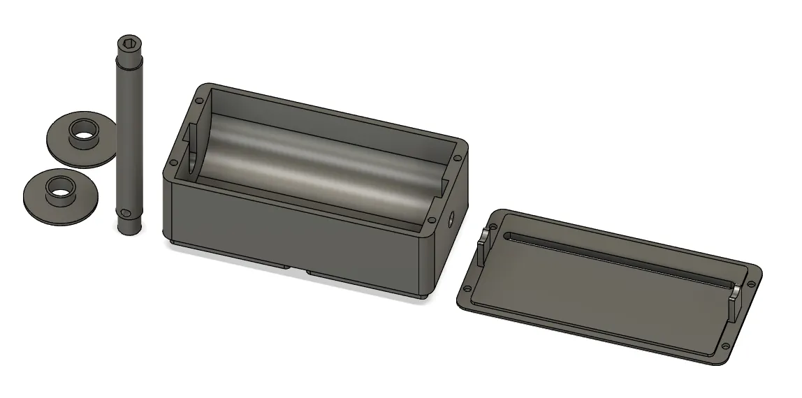 Thùng chứa dây Gridfinity 2x1x4 cho dây 10M