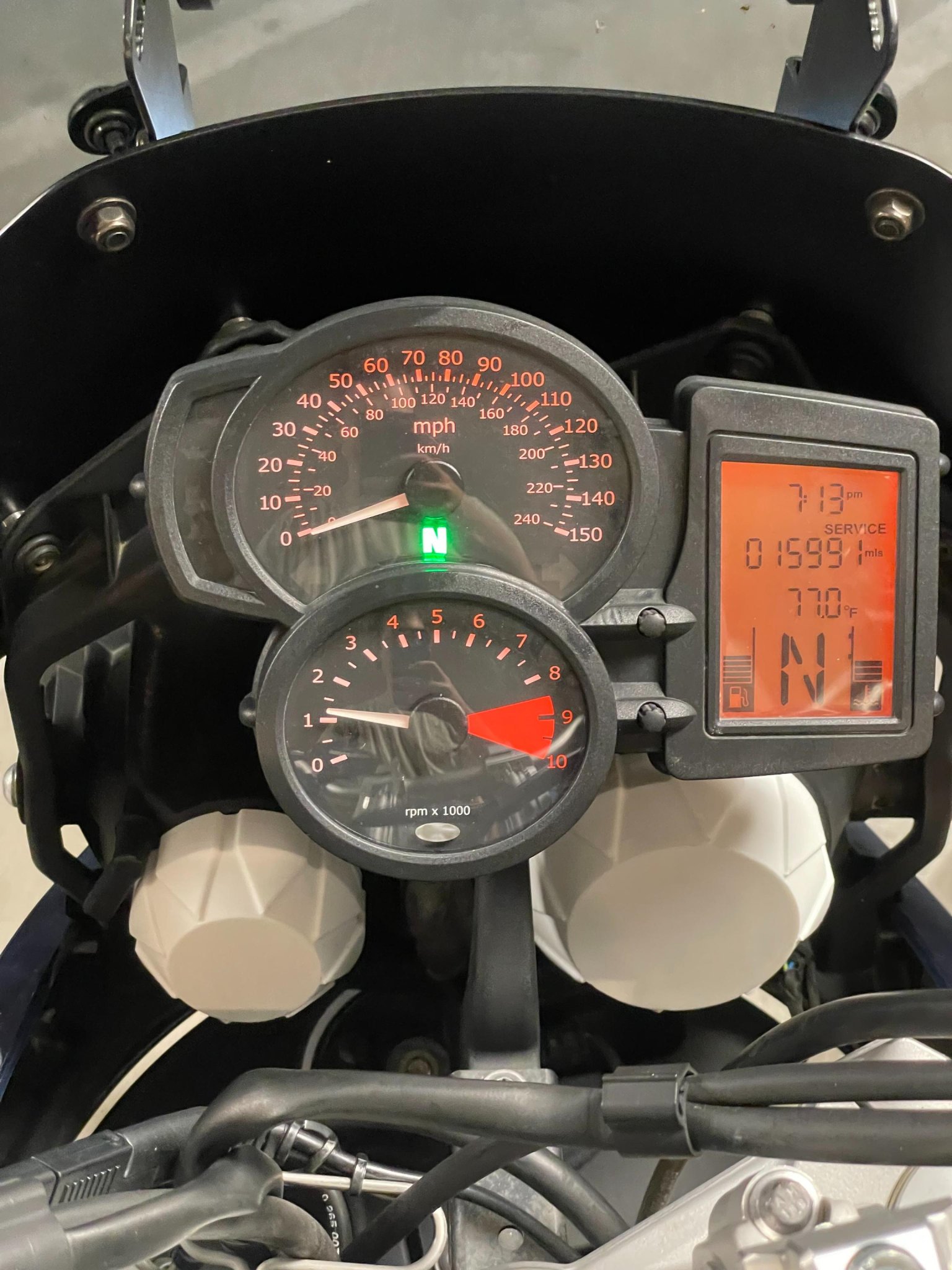 Nắp đèn pha LED cho BMW F800GS 2008-2012