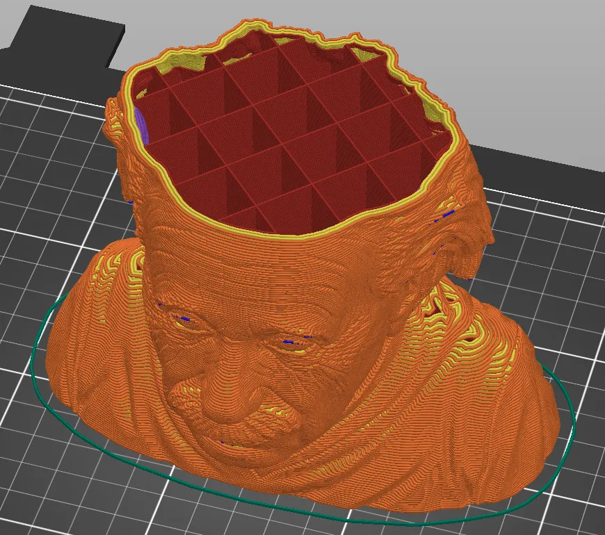 Giá đỡ bút phong cách Albert Einstein thông minh