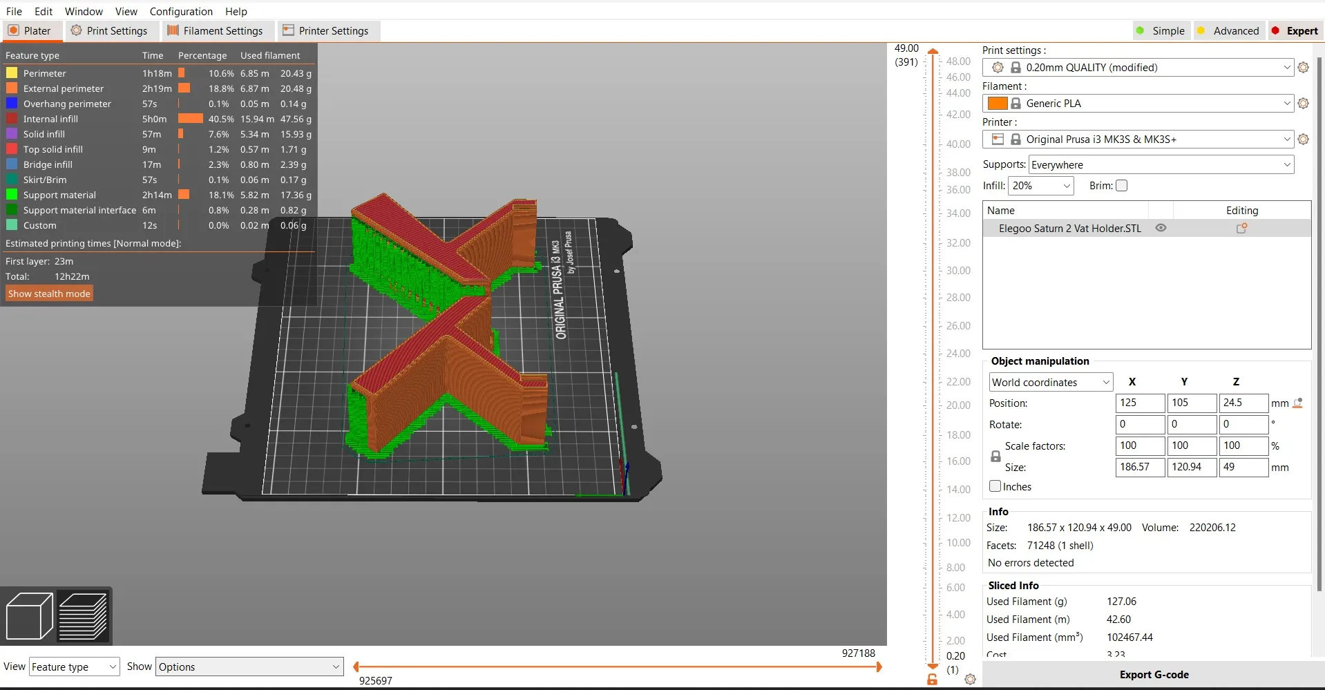 Giá đỡ và phễu cho bình chứa nhựa Elegoo Saturn 2