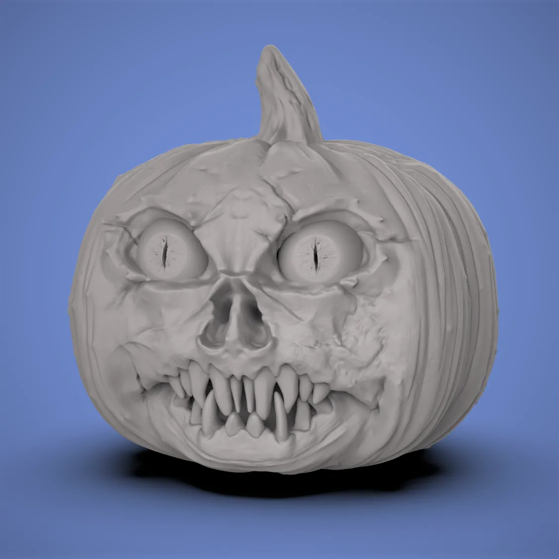 Bí ngô xấu xí đáng sợ cho Halloween