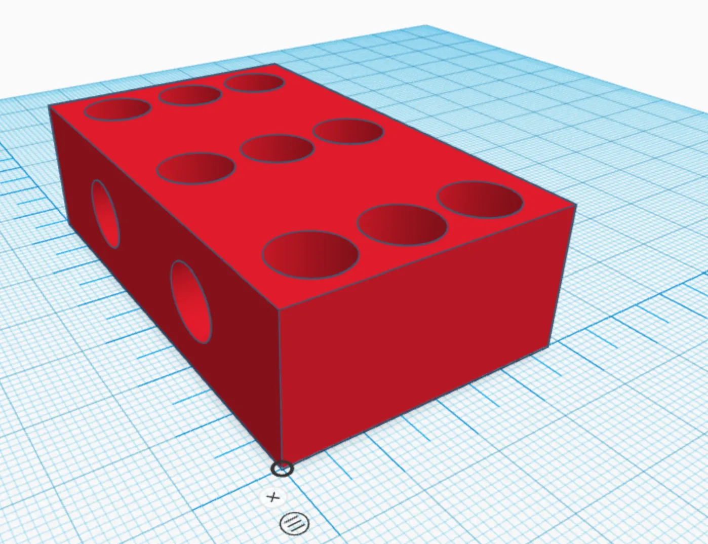 Khối đệm lắp đặt tủ gỗ 0.75 x 1.5 x 2.5 inch