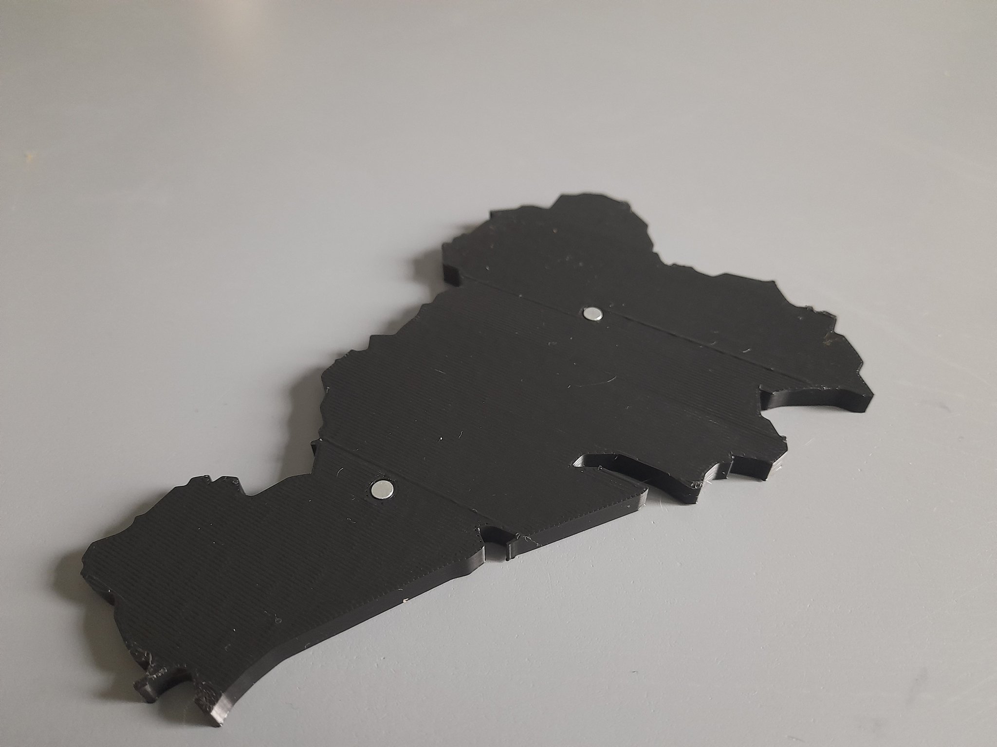 Câu đố từ tính về các vùng của Pháp