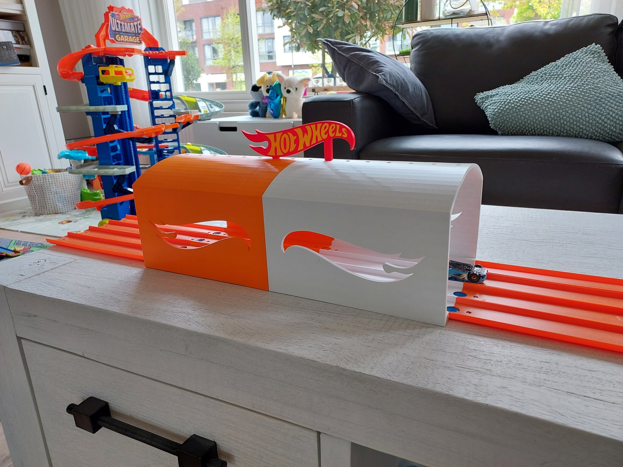 Đường hầm Hotwheels kết nối cho ô tô và xe tải quái vật